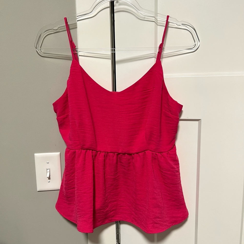Monteau Vibrant Pink Camisole Top